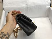 Kitlife Chanel Reissue 2.55 Small Black Gold Hardware - 20x15.5x6cm - 3