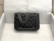 	 Kitlife Chanel Reissue 2.55 Small Black Silver Hardware - 20x15.5x6cm - 5