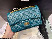 	 Kitlife Chanel Reissue 2.55 Small Blue Gold Hardware - 20x15.5x6cm - 1