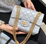 	 Kitlife Chanel Reissue 2.55 Small Light Blue Gold Hardware - 20x15.5x6cm - 1