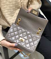 	 Kitlife Chanel Reissue 2.55 Small Gray Gold Hardware - 20x15.5x6cm - 5