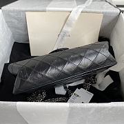 	 Kitlife Chanel Reissue 2.55 Meddium Black Silver Hardware - 24cm - 2