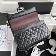 	 Kitlife Chanel Reissue 2.55 Meddium Black Silver Hardware - 24cm - 5