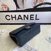 Kitlife Chanel Reissue 2.55 Meddium Navy Blue Gold Hardware - 24cm - 4