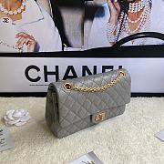 Kitlife Chanel Reissue 2.55 Meddium Gray Gold Hardware - 24cm - 5