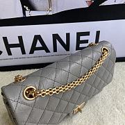 Kitlife Chanel Reissue 2.55 Meddium Gray Gold Hardware - 24cm - 4