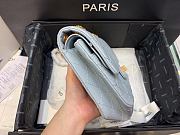 Kitlife Chanel Reissue 2.55 Meddium Light Blue Gold Hardware - 24cm - 4