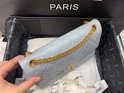 Kitlife Chanel Reissue 2.55 Meddium Light Blue Gold Hardware - 24cm - 3
