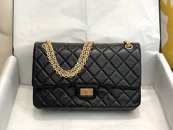 	 Kitlife Chanel Reissue 2.55 Maxi Black Gold Hardware - 31cm