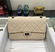	 Kitlife Chanel Reissue 2.55 Maxi Cream Silver Hardware - 31cm - 1