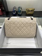 	 Kitlife Chanel Reissue 2.55 Maxi Cream Silver Hardware - 31cm - 3