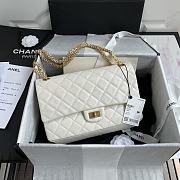	 Kitlife Chanel Reissue 2.55 Maxi White Gold Hardware - 31cm - 1