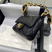 Kitlife Chanel Oversized Chain Flap Bag Mini Black - 13x17x6cm - 4