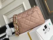 Kitlife Chanel Oversized Chain Flap Bag Small Beige - 17x21x6cm - 3
