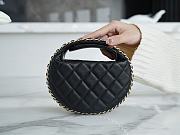 Kitlife Chanel Pouch Lambskin & Gold-Tone Metal Black - 16 × 16 × 5.5 cm - 2