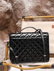 Kitlife Chanel Patent Calfskin & Gold-Tone Metal Black Large Backpack - 31.5cmx31cmx9cm - 3