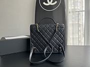 	 Kitlife Chanel Calfskin & Gold-Tone Metal Black Large Backpack - 31.5cmx31cmx9cm - 2