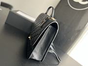 	 Kitlife Chanel Calfskin & Gold-Tone Metal Black Large Backpack - 31.5cmx31cmx9cm - 3