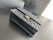 	 Kitlife Chanel Calfskin & Gold-Tone Metal Black Large Backpack - 31.5cmx31cmx9cm - 4