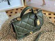 Kitlife Chanel Small Flap Bag with top handle green - 17 × 20.5 × 6 cm - 5