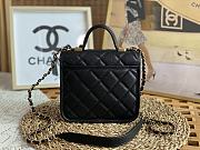 	 Kitlife Chanel Small Flap Bag with top handle black - 17 × 20.5 × 6 cm - 5