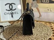 	 Kitlife Chanel Small Flap Bag with top handle black - 17 × 20.5 × 6 cm - 3