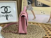 	 Kitlife Chanel Small Flap Bag with top handle pink - 17 × 20.5 × 6 cm - 4