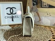 	 Kitlife Chanel Small Flap Bag with top handle white - 17 × 20.5 × 6 cm - 4