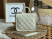 	 Kitlife Chanel Small Flap Bag with top handle white - 17 × 20.5 × 6 cm - 3
