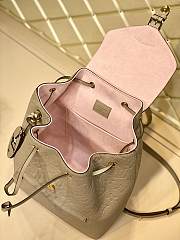 	 Kitlife Louis Vuitton MONTSOURIS PM Tourterelle Gray Embossed cowhide leather - M45410 - 27.5 x 33 x 14 cm - 2