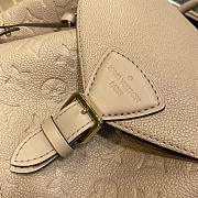 	 Kitlife Louis Vuitton MONTSOURIS PM Tourterelle Gray Embossed cowhide leather - M45410 - 27.5 x 33 x 14 cm - 3