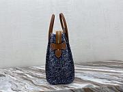 	 Kitlife Celine Micro Luggage Bag Tweed and Leather Black and White - 226cm - 5