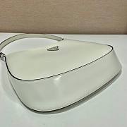 Kitlife Prada Cleo brushed leather shoulder bag white - 27x226cm - 6
