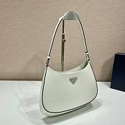 Kitlife Prada Cleo brushed leather shoulder bag white - 27x226cm - 4