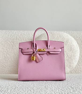 Kitlife Hermes Birkin Pink Epsom Leather Gold Hardware - 25cm