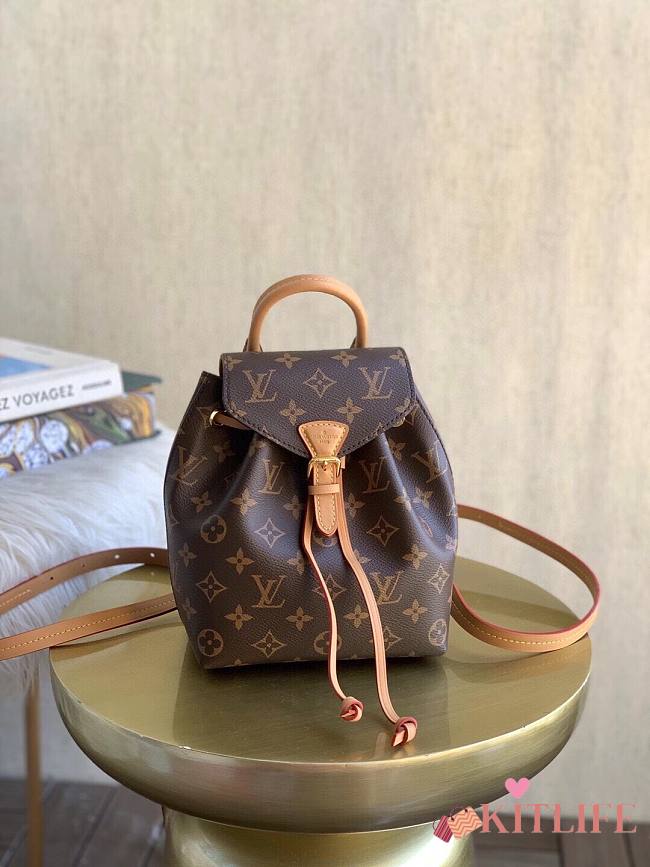 Kitlife Louis Vuitton Montsouris BB Monogram Canvas Backpack - 20x17x10.5cm - 1