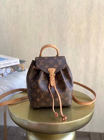 Kitlife Louis Vuitton Montsouris BB Monogram Canvas Backpack - 20x17x10.5cm