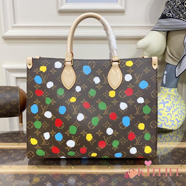 	 Kitlife Louis Vuitton X YK ONTHEGO MM BAG - 35 x 27 x 14cm - 1