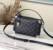 	 Kitlife Louis Vuitton Side Trunk Monogram Black Bag - 21 x 14 x 6 cm - 1