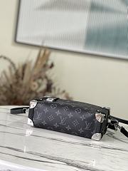 	 Kitlife Louis Vuitton Side Trunk Monogram Black Bag - 21 x 14 x 6 cm - 3
