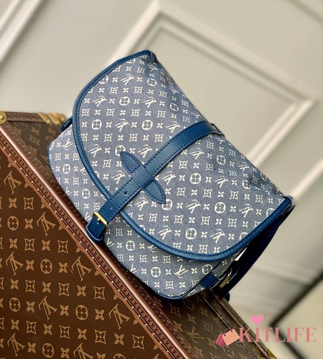 	 Kitlife Louis Vuitton Saumur Monogram Blue - 28x11x20 - 1