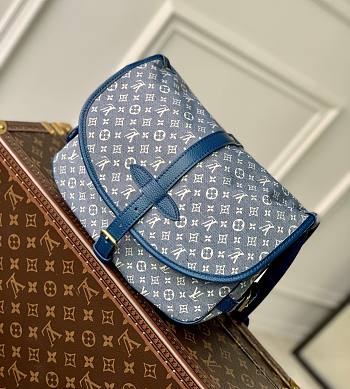 	 Kitlife Louis Vuitton Saumur Monogram Blue - 28x11x20