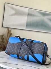 Kitlife Louis Vuitton KEEPALL BAG 45B Sunrise Monogram Eclipse Canvas - 45 x 27 x 20 cm - 2