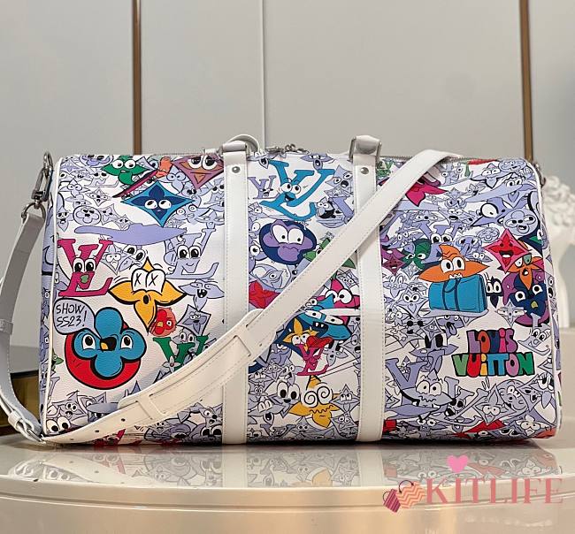 KITLIFE LOUIS VUITTON KEEPALL BANDOULIERE BAG 50 Colorful - 50 x 29 x 23 cm - 1