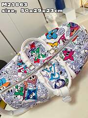 KITLIFE LOUIS VUITTON KEEPALL BANDOULIERE BAG 50 Colorful - 50 x 29 x 23 cm - 3