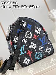KITLIFE LOUIS VUITTON KEEPALL BANDOULIERE BAG 50 Orange LV Graffiti pattern - 50 x 29 x 23 cm - 4
