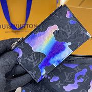 KITLIFE LOUIS VUITTON GASTON BAG  Sunrise Monogram Eclipse Canvas - 22 x 14.5 x 4.5 cm  - 3
