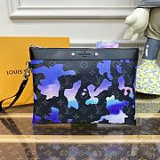KITLOFE LOUIS VUITTON POCHETTE TO-GO BAG Sunrise Monogram Eclipse Canvas - 30 x 21.5 x 1 cm - 3
