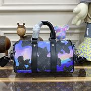 KITLIFE LOUIS VUITTON KEEPALL BAG 25 Sunrise Monogram Eclipse Canvas - 25 x 15 x 11 cm - 4