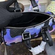KITLIFE LOUIS VUITTON KEEPALL BAG 25 Sunrise Monogram Eclipse Canvas - 25 x 15 x 11 cm - 3